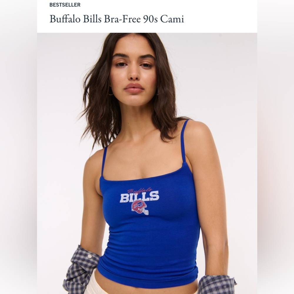 NWT- Abercrombie Buffalo Bills Camisole - XXL